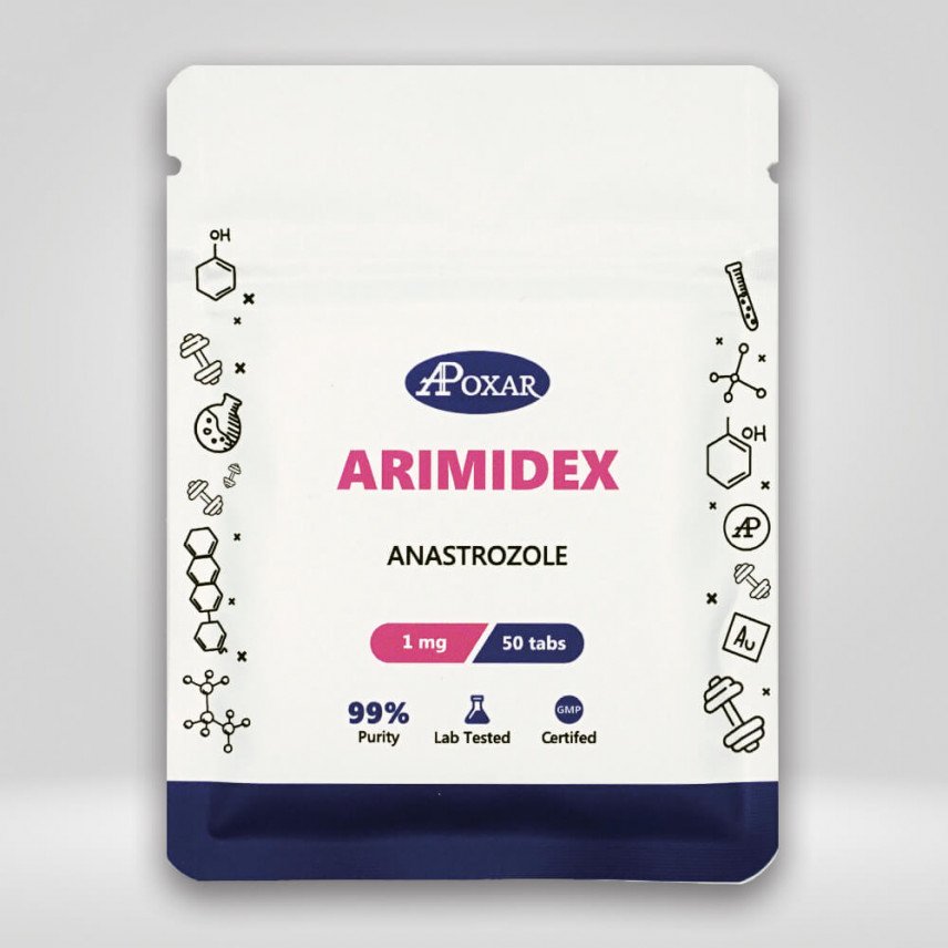 Order Arimidex – Anastrozole (Estrogen Blocker) 1mg/50tabs – Apoxar